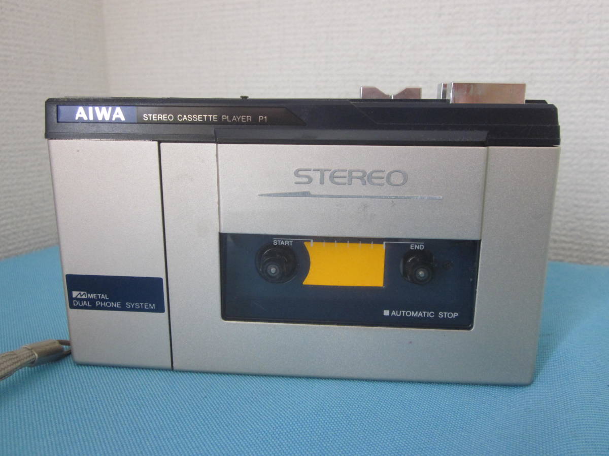 AIWA ステレオカセットプレーヤー HS-P1☆現状ジャンク 安い