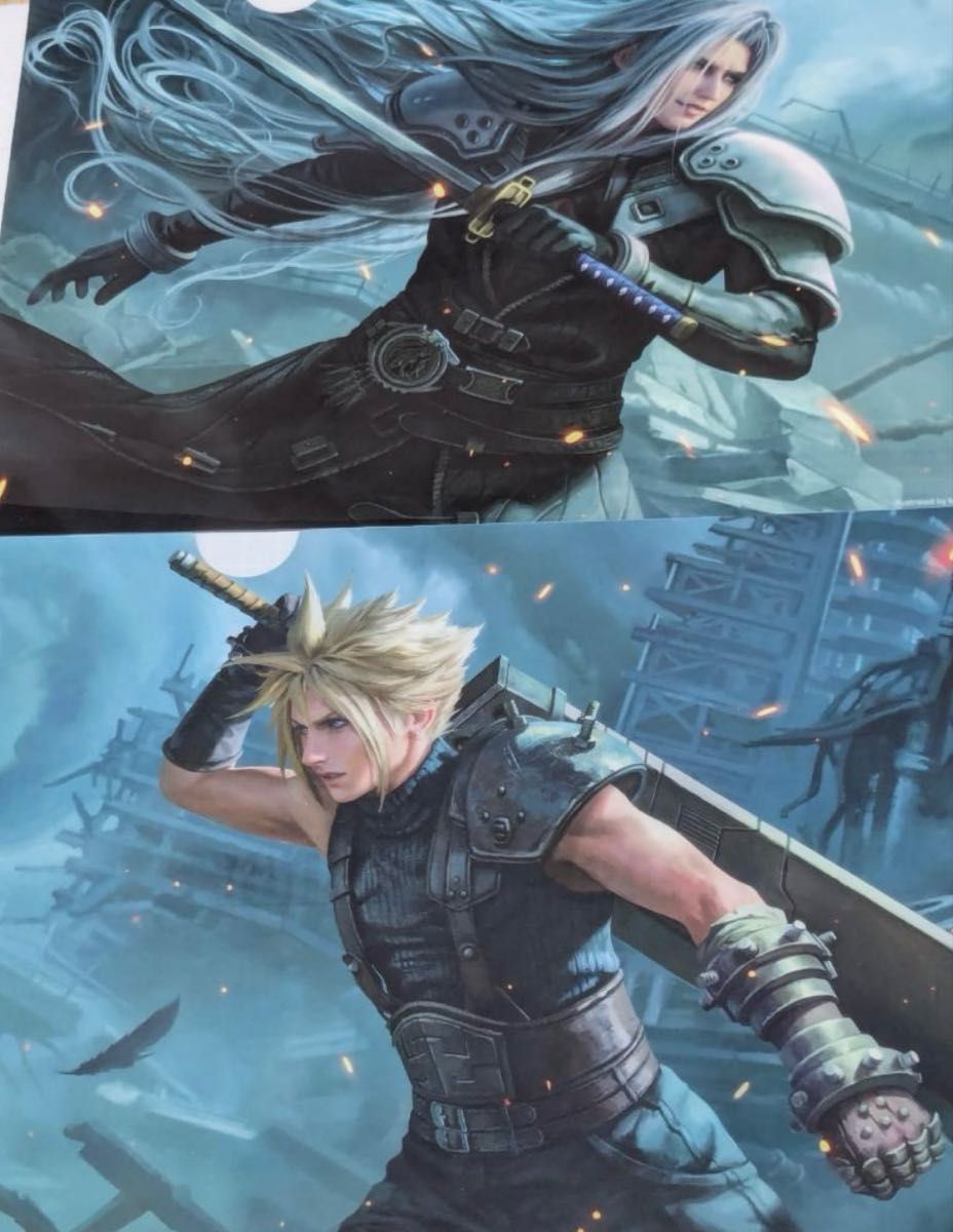 ファイナルファンタジーVII クリアファイル セフィロスとクラウド