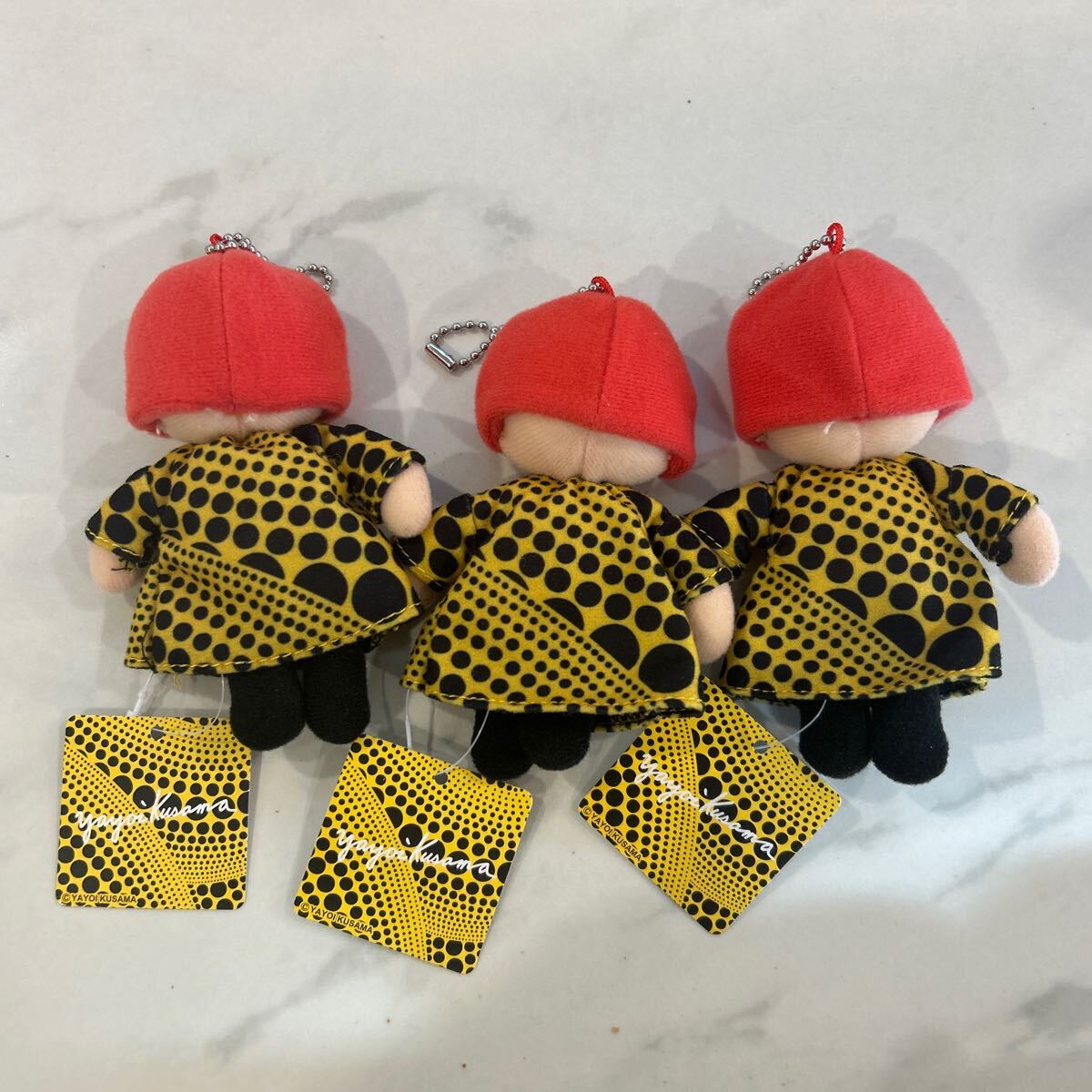 草間彌生】YAYOIちゃん プラッシュ vol3 3個 セット 新品 / 人形