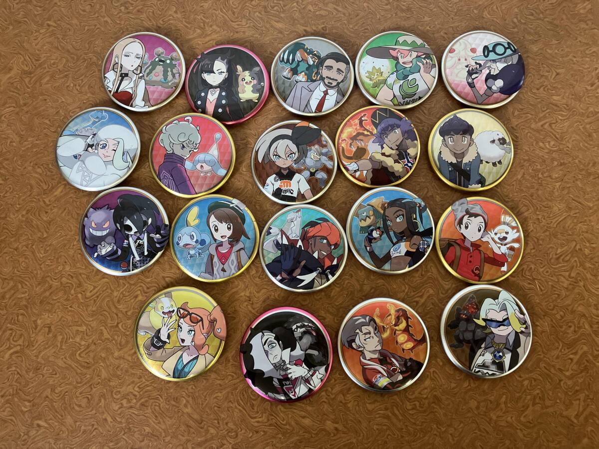 ポケモン 缶バッジコレクション ガラル地方編 全19種 ガラル地方を代表