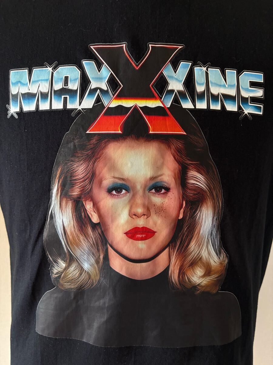 美品 A24 MAXXXINE マキシーン Tシャツ 黒 L相当 ミアゴス ブラック