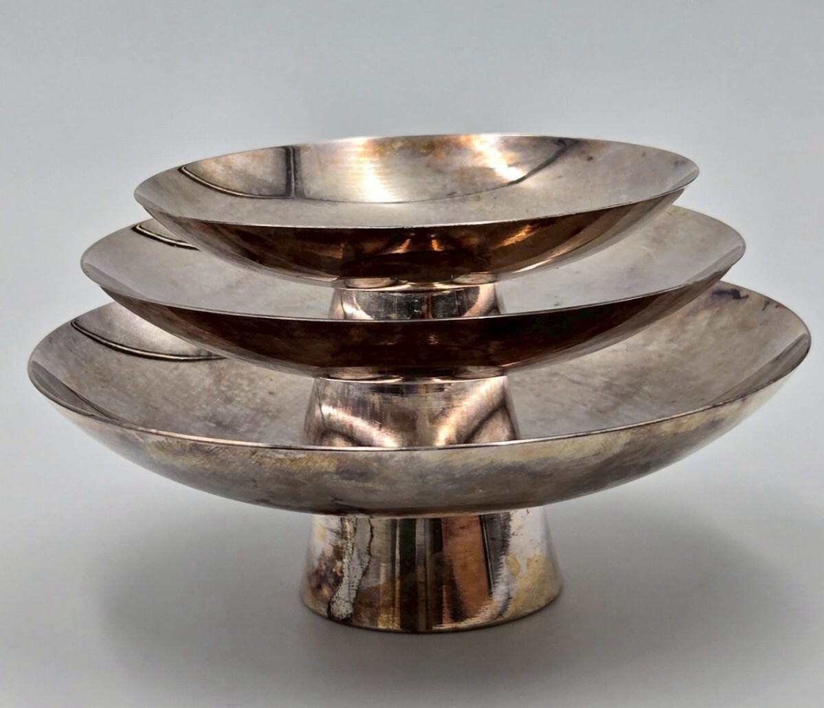 銀杯 純銀製 SILVER 大中小3つセット 純銀刻印あり 銀杯 純銀製 純銀