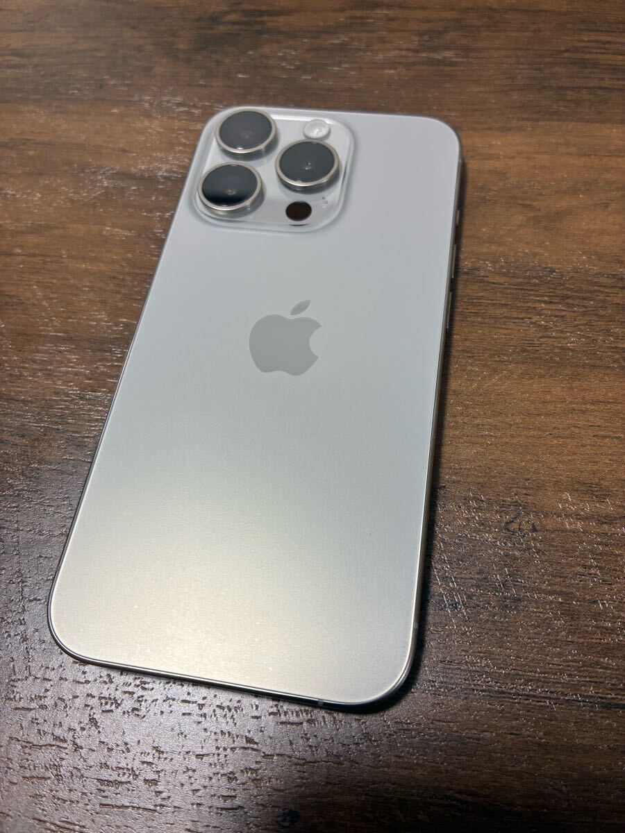 iPhone 15Pro 256G ナチュラルチタニウム ジャンク品 美品/ジャンク