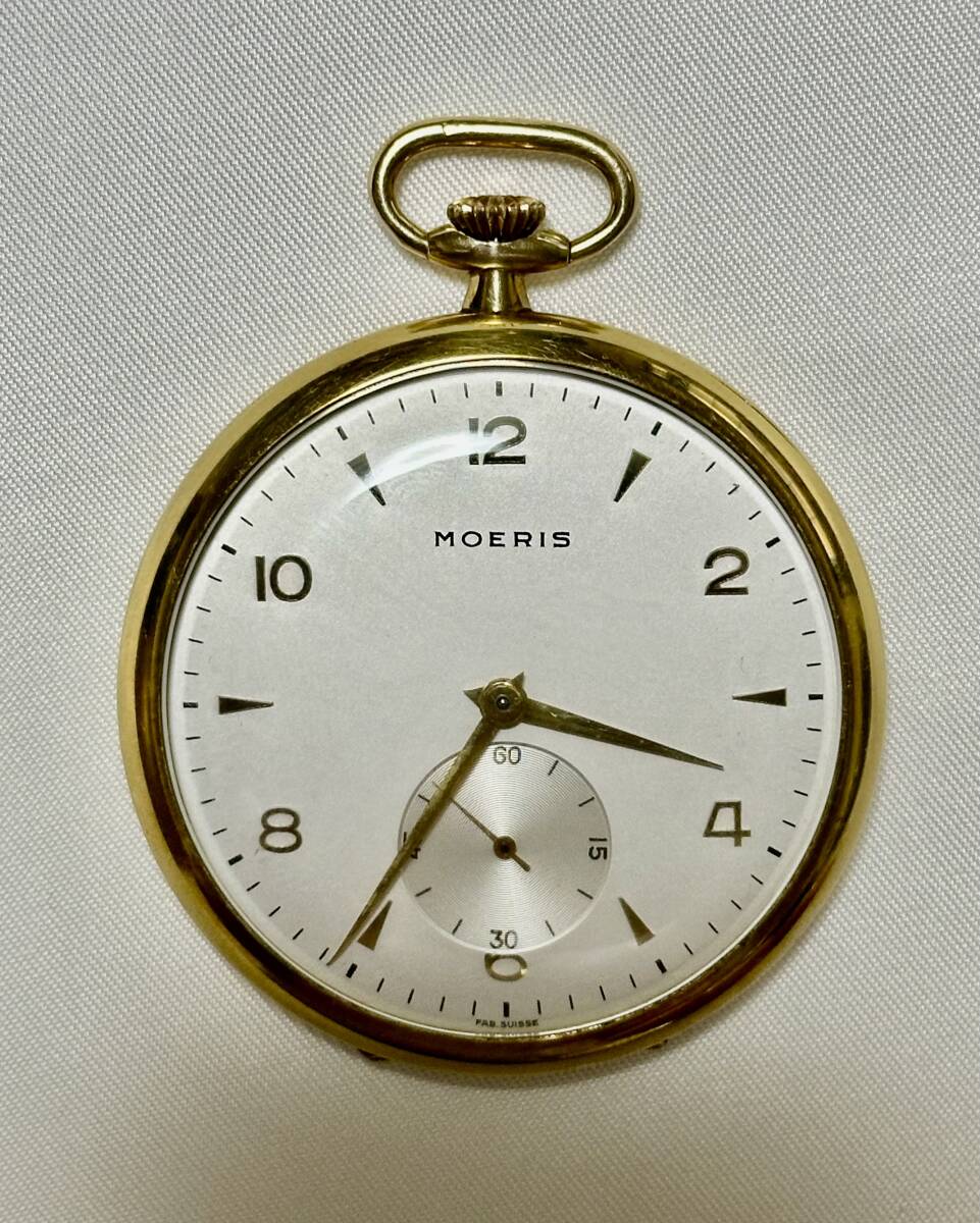 希少 スイス MOERIS モーリス 手巻き アンティーク 懐中時計 MOERIS