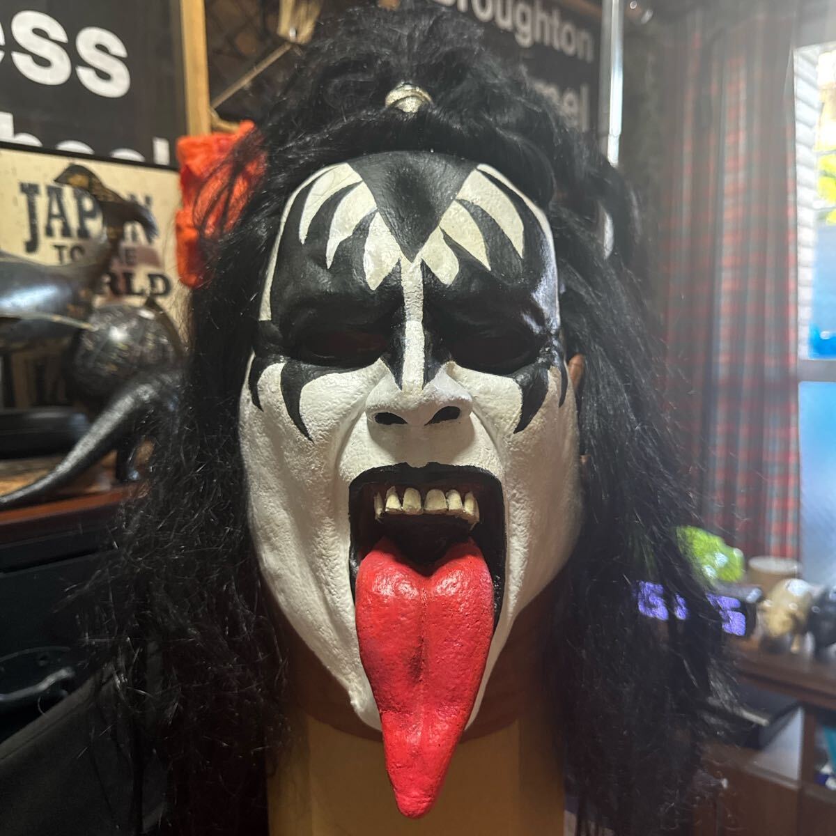 激レア】KISS ジーンシモンズ ラバーマスク デッドストック品ハロウィン