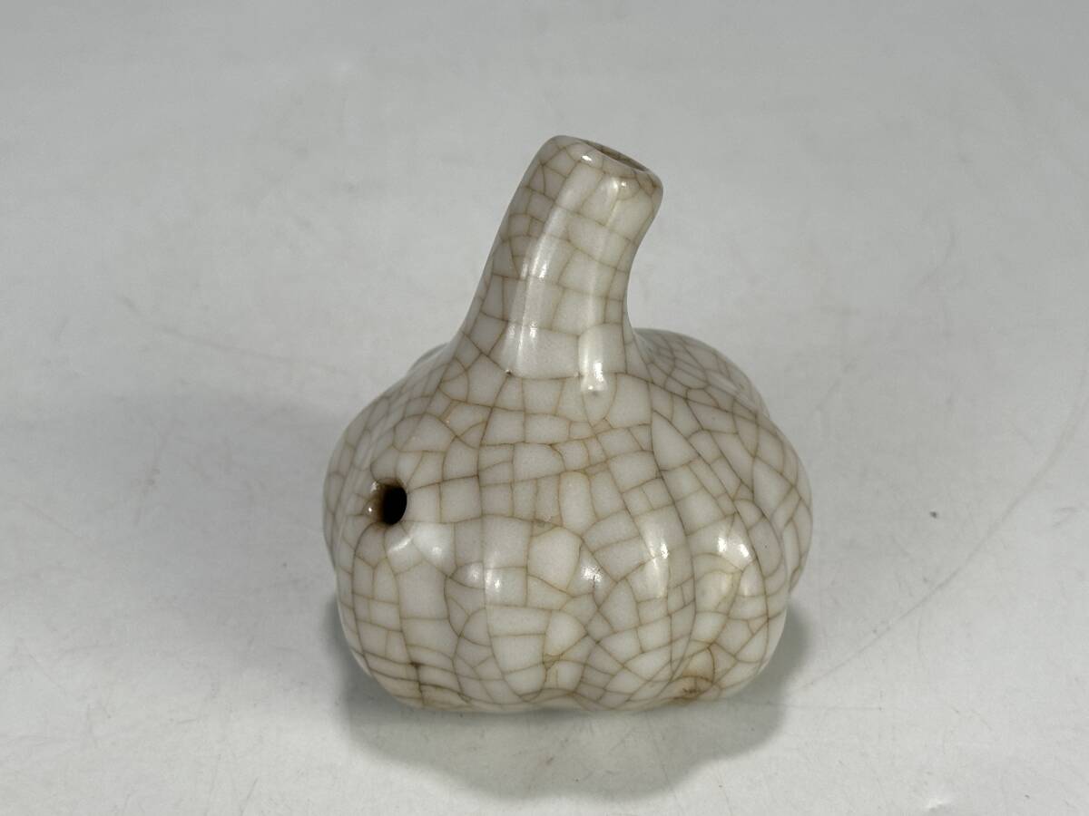 極美品】中国古玩 花瓶 哥窯 青磁 骨董 古玩 古美術 高22.5c m 極美品