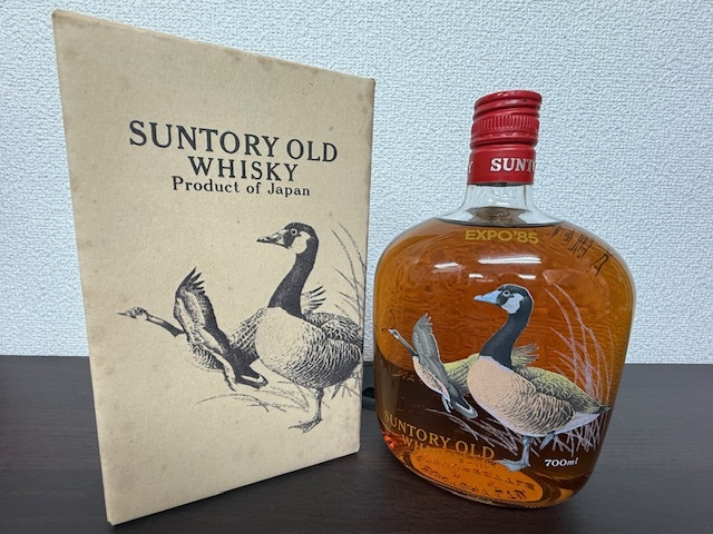 サントリーウイスキー スペシャルリザーブ 85年 筑波万博 小鳥ボトル
