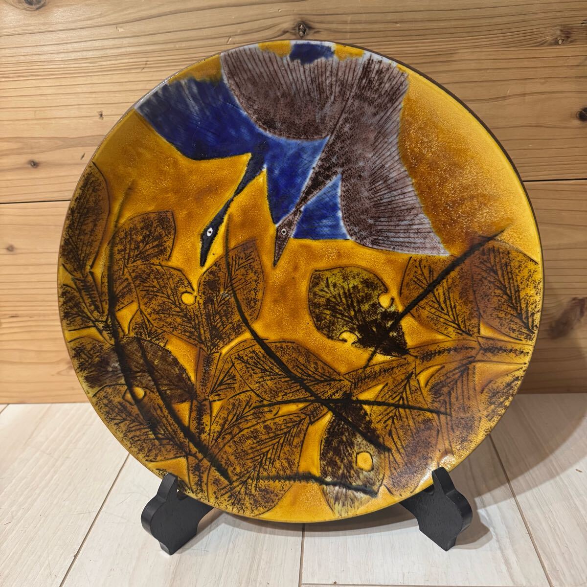 浅蔵五十吉 飾り皿 九谷焼 九谷焼 浅蔵五十吉 皿 浅