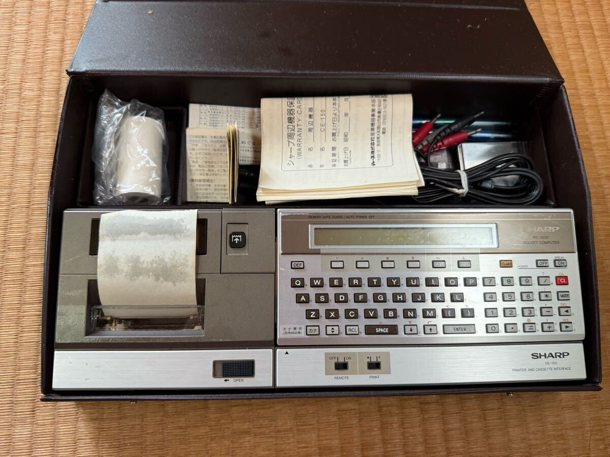 H-0-R18】 SHARP ポケットコンピュータ PC-1500 プリンタ カセット
