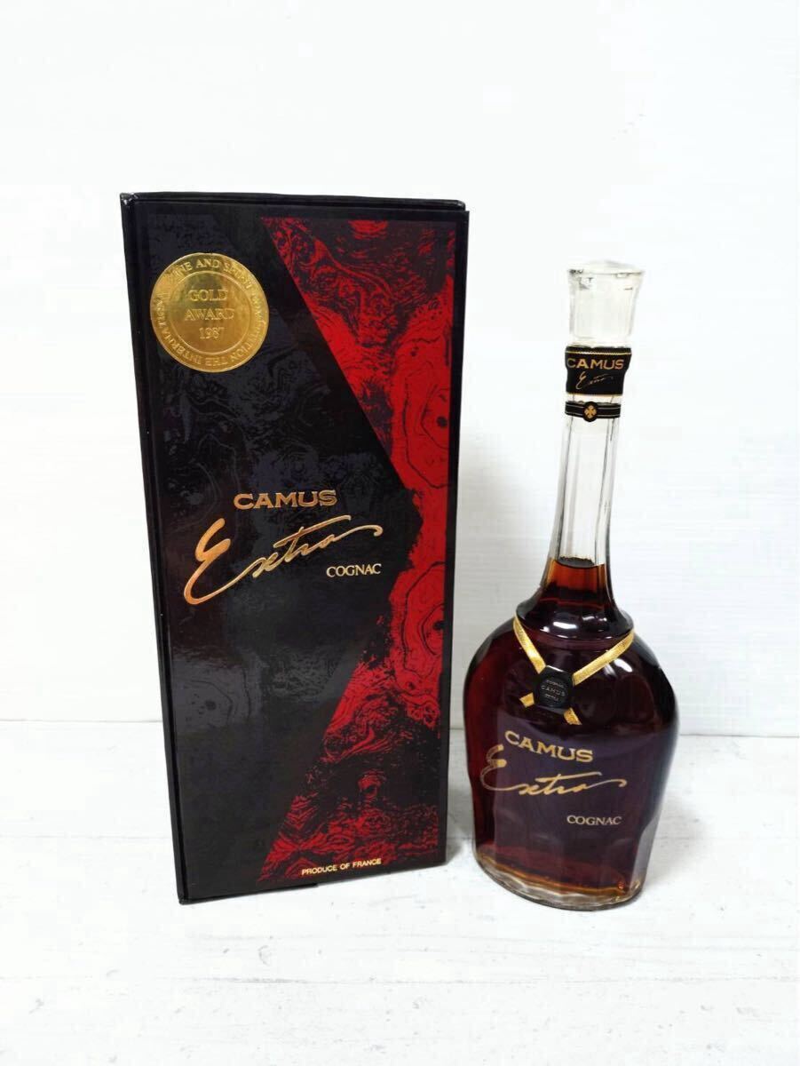 未開栓 古酒 コニャック CAMUS EXTRA ロングネック(カミュ)｜売買され