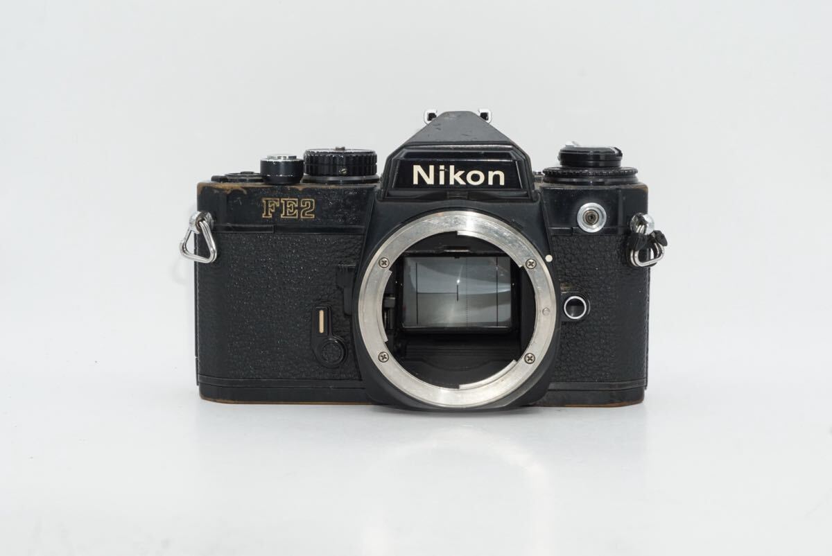 Nikon ニコンFE2 フィルムカメラ ブラックボディ動作未確認 Nikon