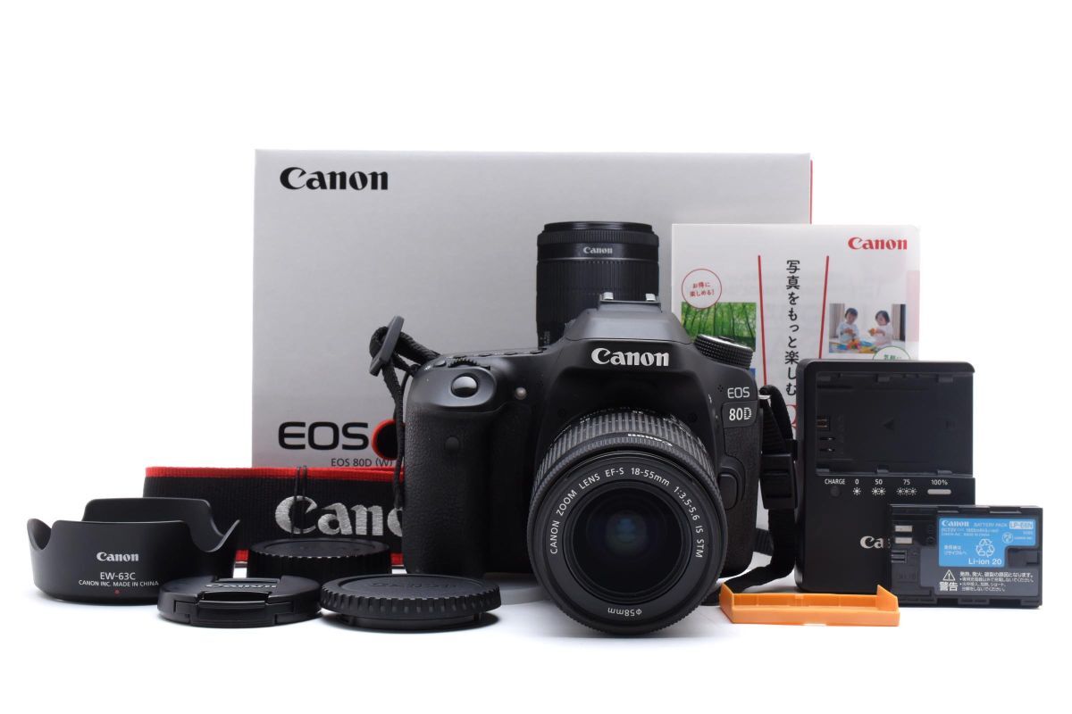 EOS 80D 18-55mmレンズキットCANON EOS 80D EF-S18-55 IS STM レンズキット