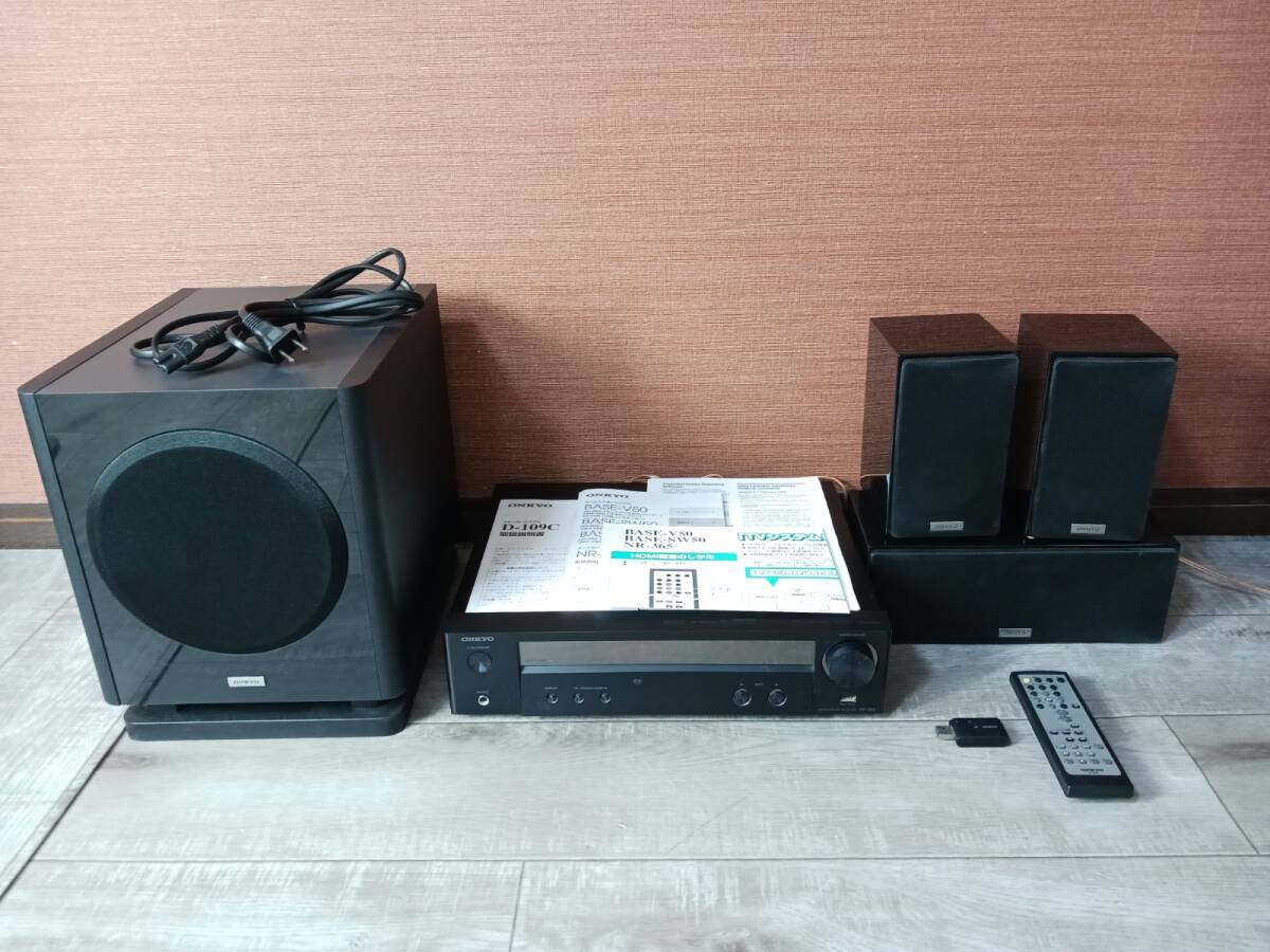 ONKYO NR365・ ONKYO サラウンドスピーカー5つ ONKYO NR365・ ONKYO