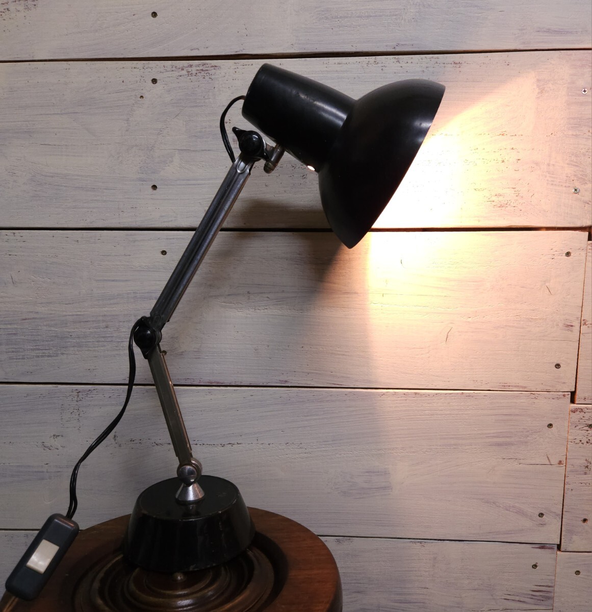 b14. フランス アンティーク ブロンズシェード ミニシャンデリア