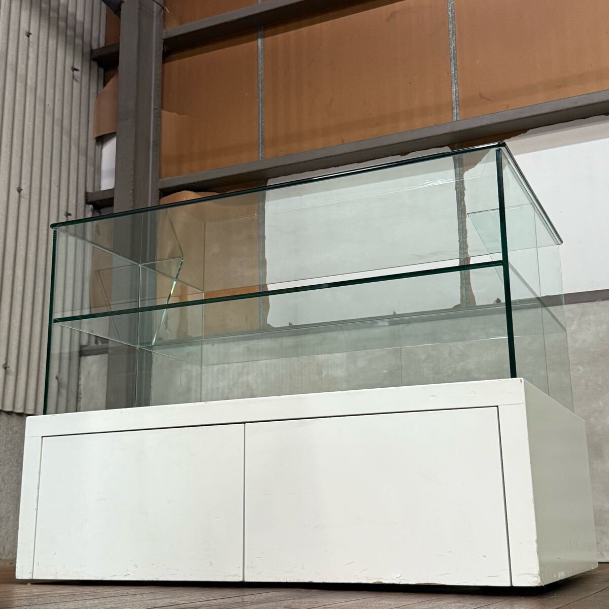 H17C2a 店舗什器 ショーケース ガラスショーケース 店舗ショーケース