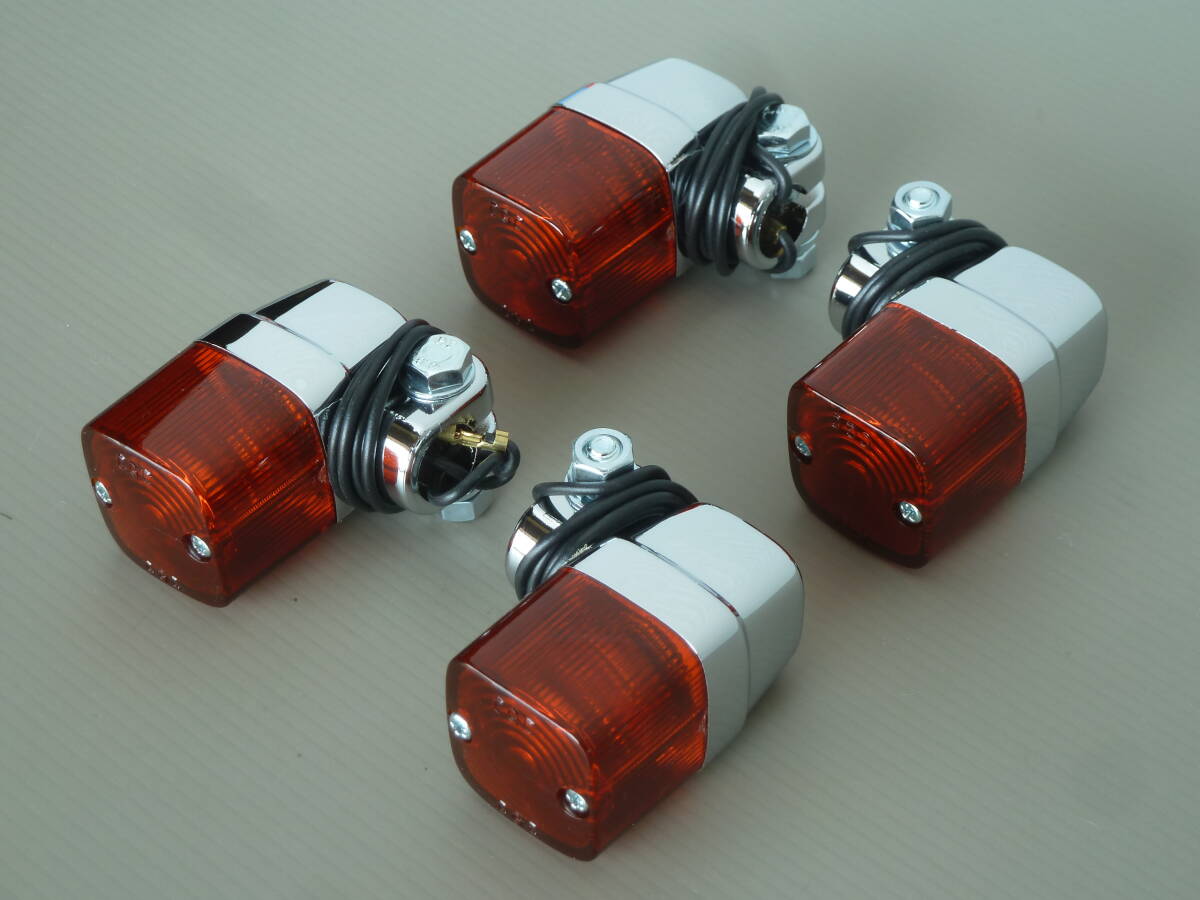 CGC ヨーロピアンウインカー 160型 角 C/A ステー＆球付き 1台分セット