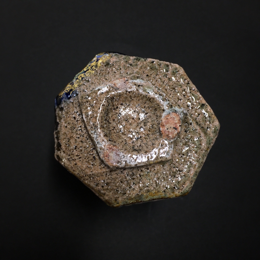 ○無傷完品未使用品 最上位作 未使用極美品 安食ひろ 婆沙羅 盃形 茶器