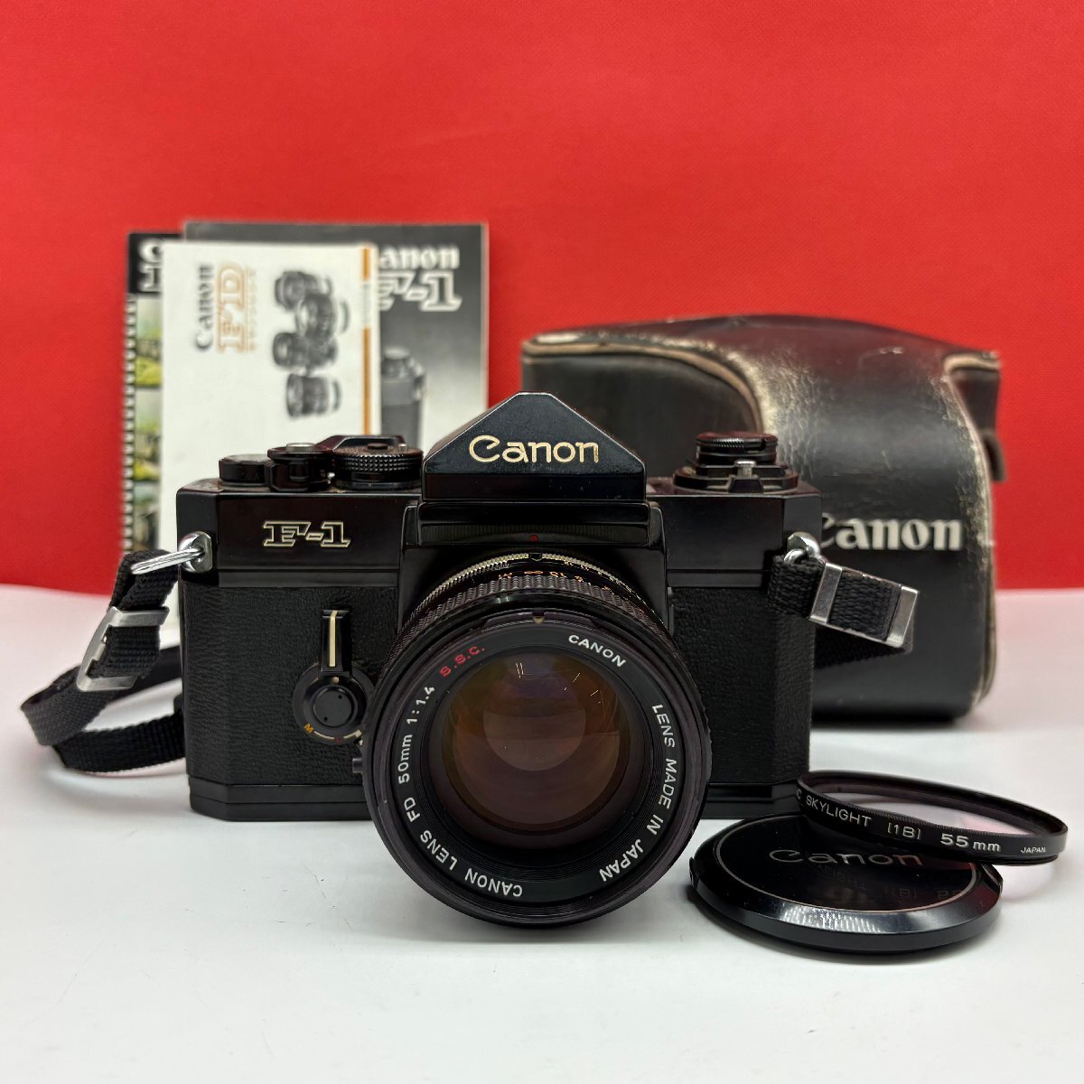 Canon キャノン F-1 ブラックボディ FD 50mm 1:1.8 Canon FTb QL 黒