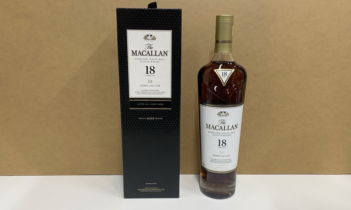 未開封MACALLAN マッカラン18年 700ml 2022 未開封 マッカラン18年