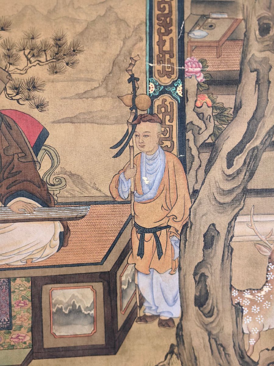 時代の掛軸 絵肉筆保証 蔵整理中国美术品 日本 X917C16-7 時代の掛軸