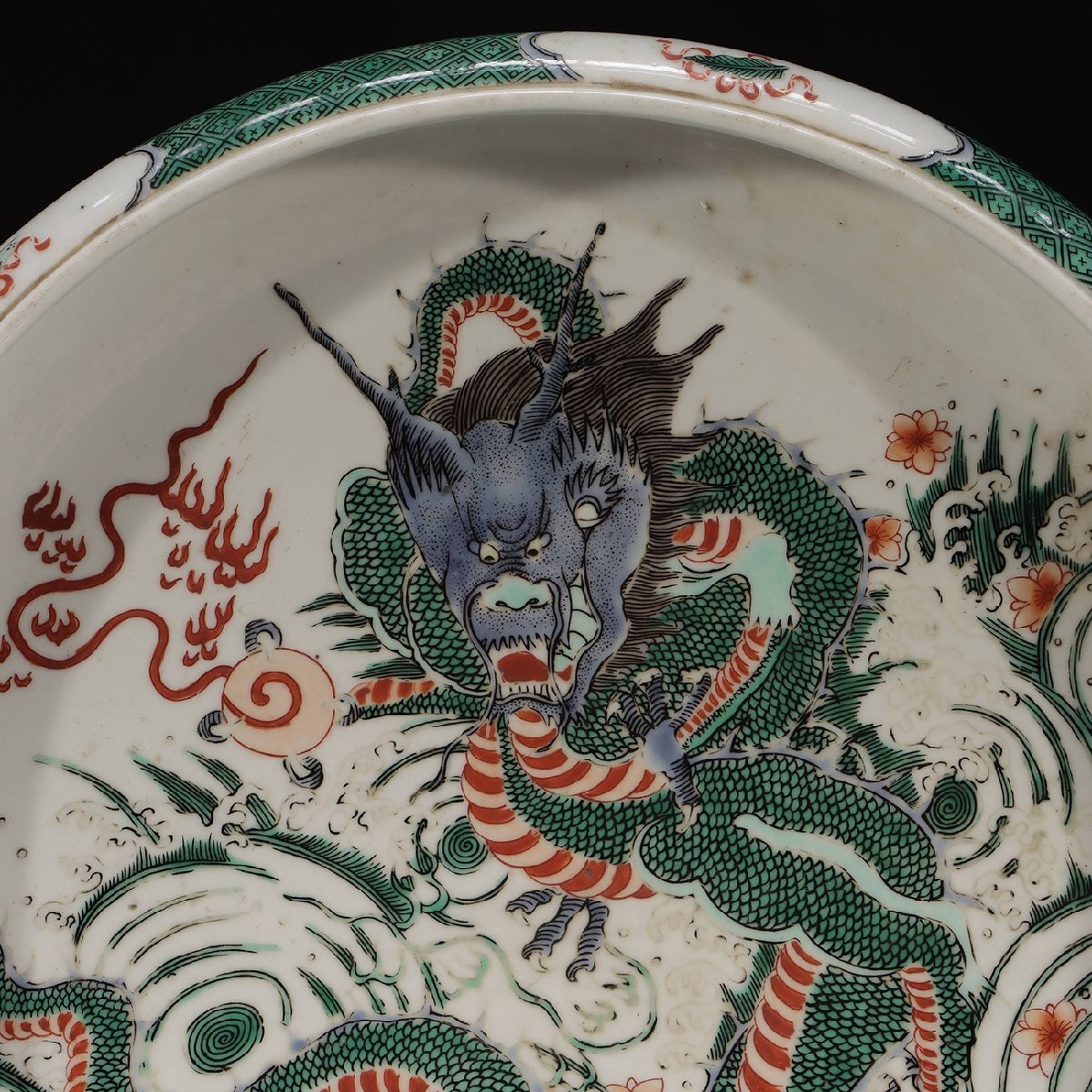 中国 骨董品 大清康熙年製 筆洗 天門陣図 陶芸 古美術。