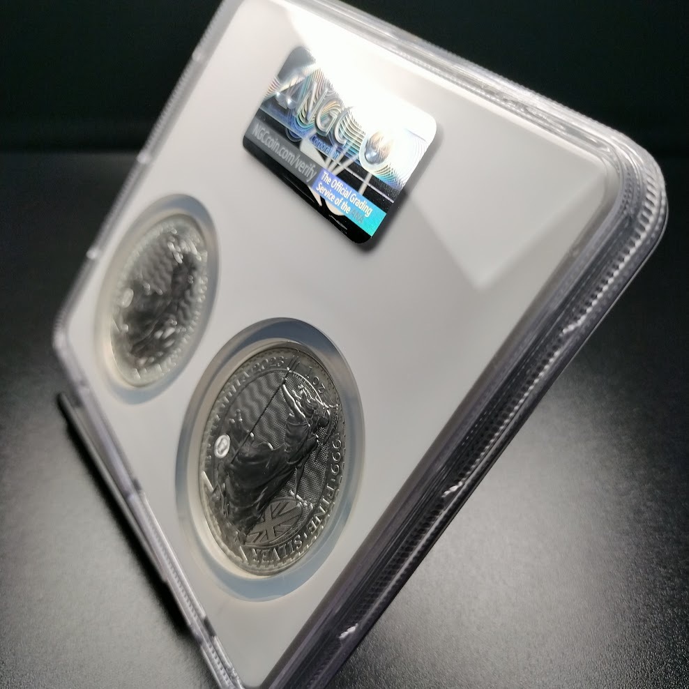 2023年 エリザベス2世 2ポンド 銀貨 2023年 エリザベス2世 2ポンド