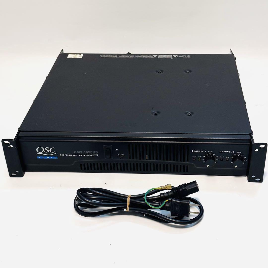 希少 QCS RMX 1850HD 業務用 2ch パワーアンプ 希少 QCS RMX 1850HD