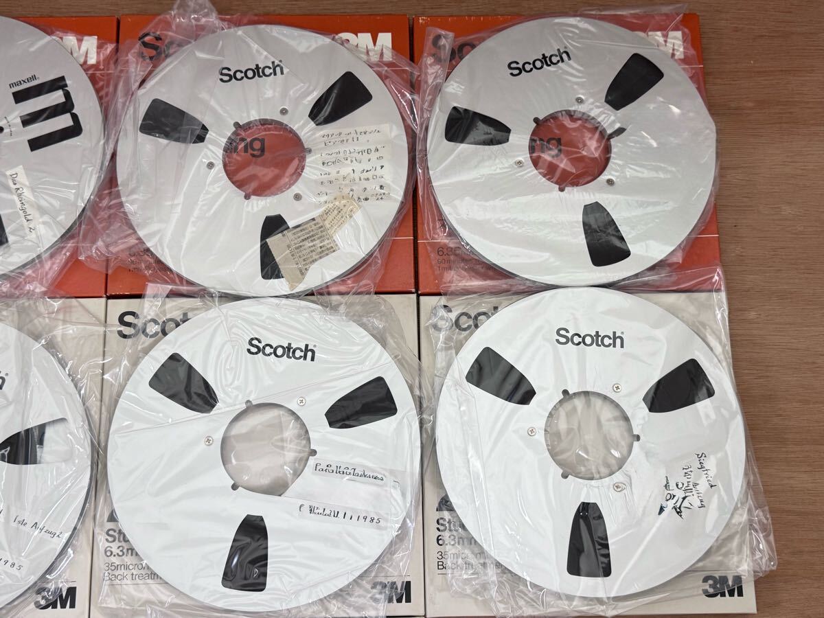 大量□録音済み オープンリールテープ maxell/Scotch/SONY 7号 中古