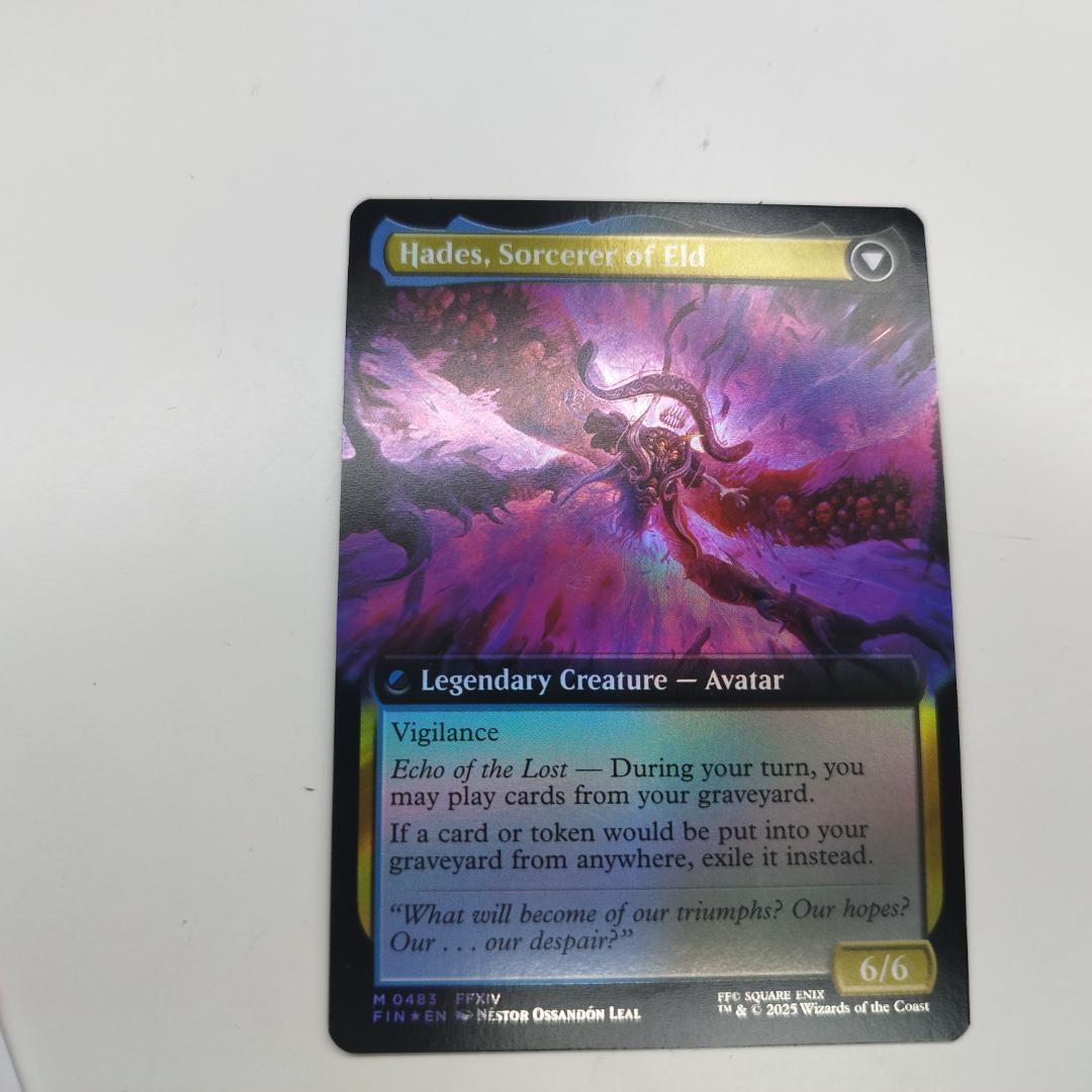 オリジナル、アシエン・エメトセルク 拡張アート foil FF MTG 英語 MTG