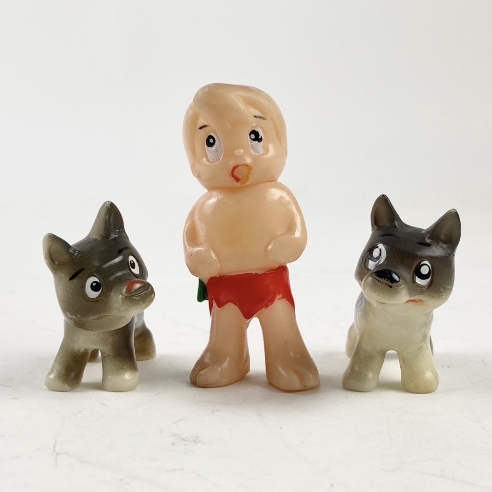 希少 森永 まんがココア オオカミ少年ケン ソフビ セット 懸賞品