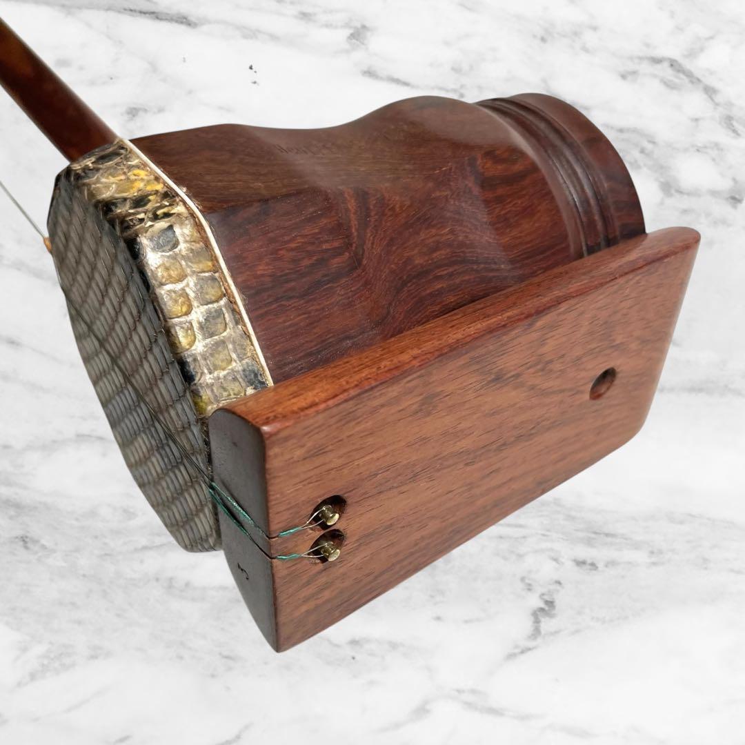 二胡（蛇皮） 弓 弦 黒檀 二胡 本蛇革 弦楽器 中国楽器 二胡弓 胡弓