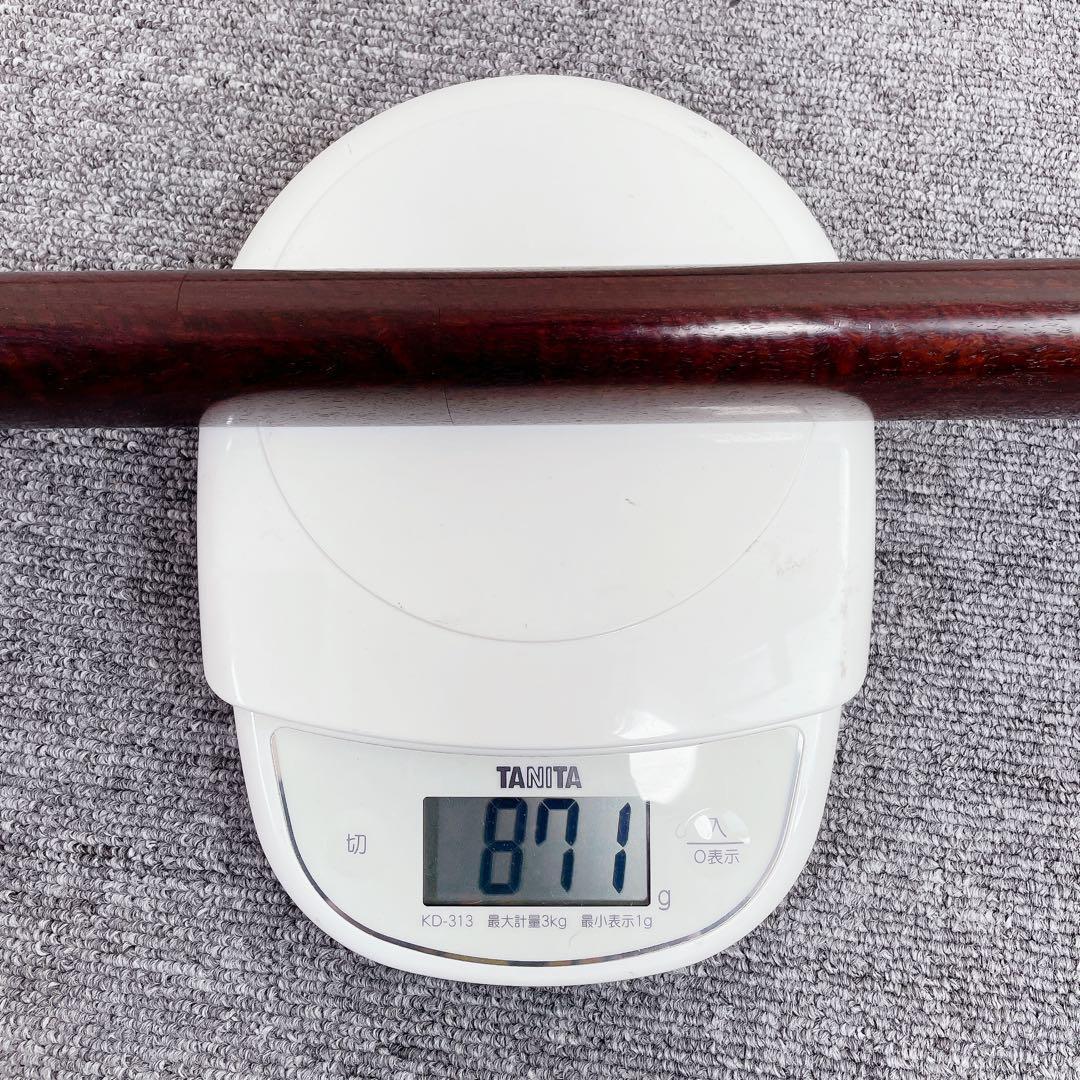 中棹 三味線 虎トチ紅木 子持ち綾杉胴 二本溝 金細 K9 紅木糸巻き 和