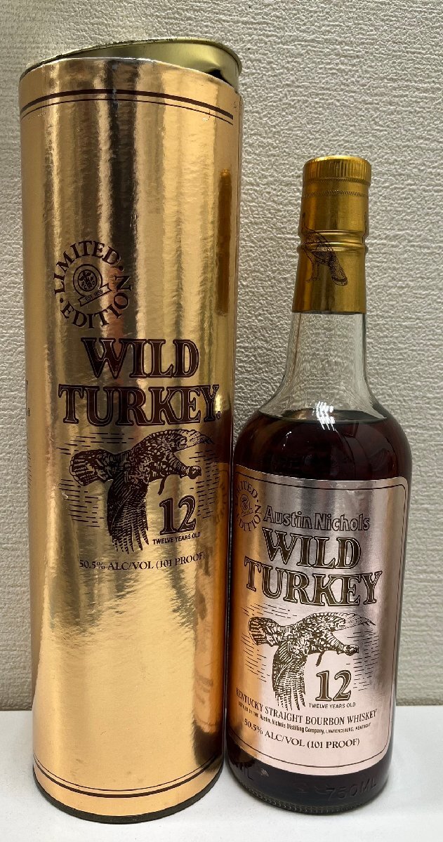 未開栓】ワイルドターキー リミテッドエディション 12年 ゴールド
