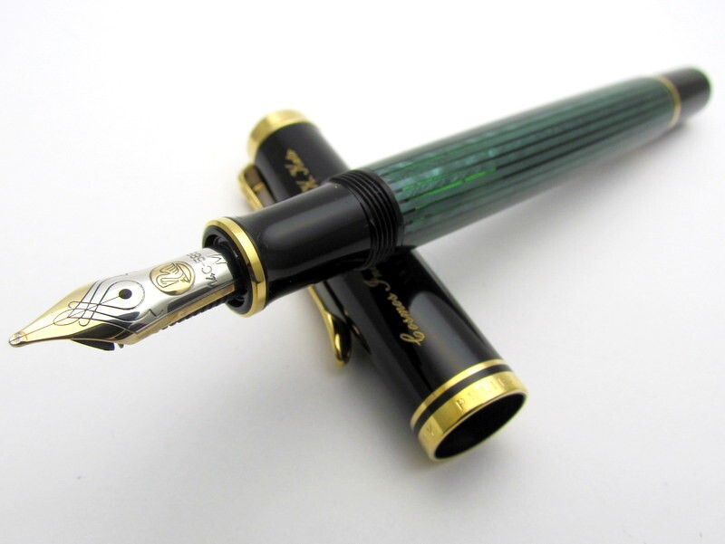 ペリカン M400 スーべレーン 緑縞 ペリカン 万年筆 スーベレーン M400