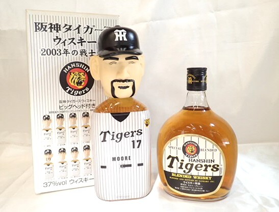 阪神タイガース2003年 優勝記念ウイスキーボトル12本入 未開栓 ビッグ