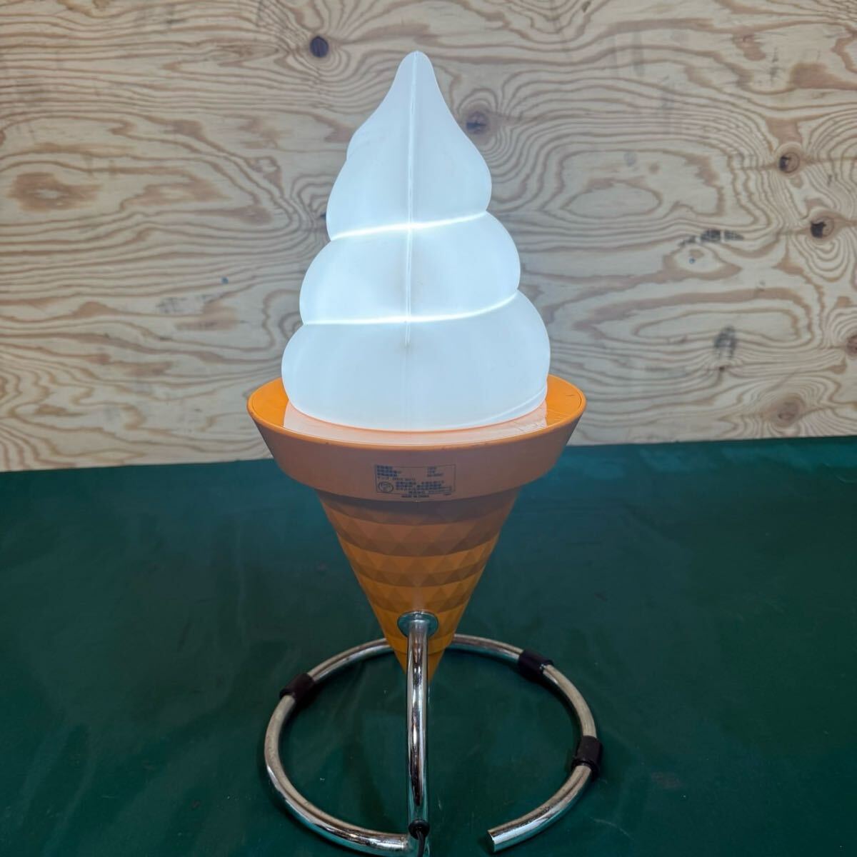 NO57)NISSEI ミニソフトスタンド アイスクリーム型ランプ 日世 ミニ