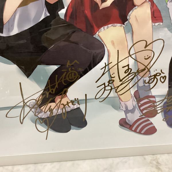 SHIROBAKO 出演声優＆ぽんかん サイン入り複製イラスト SHIROBAKO 出演