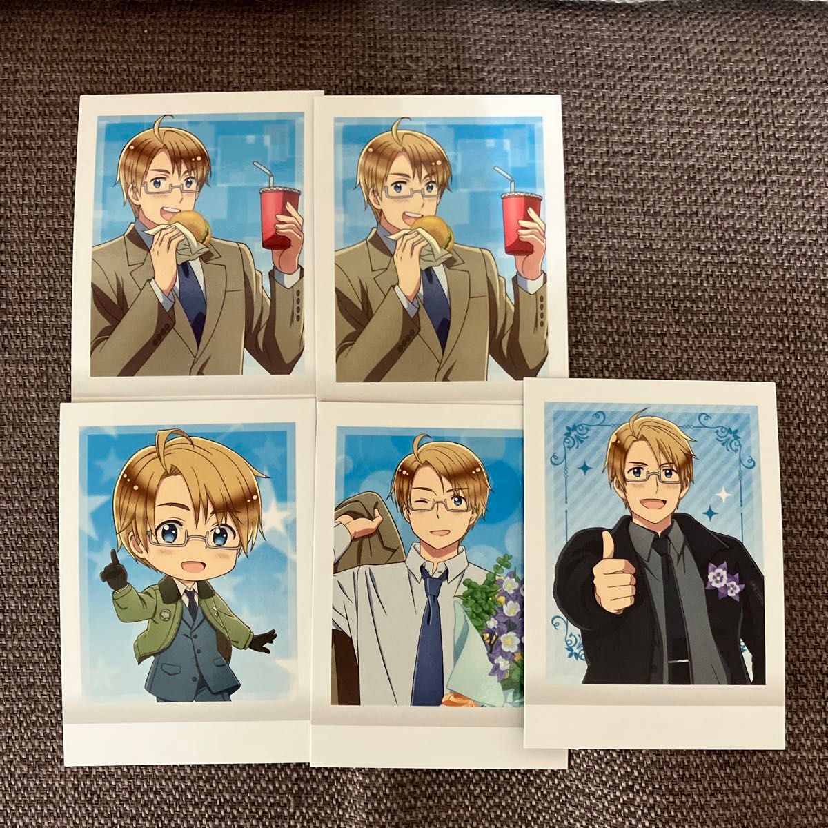 ヘタリア ぱしゃこれ キャラバッジコレクション アメリカ ロシア 日本