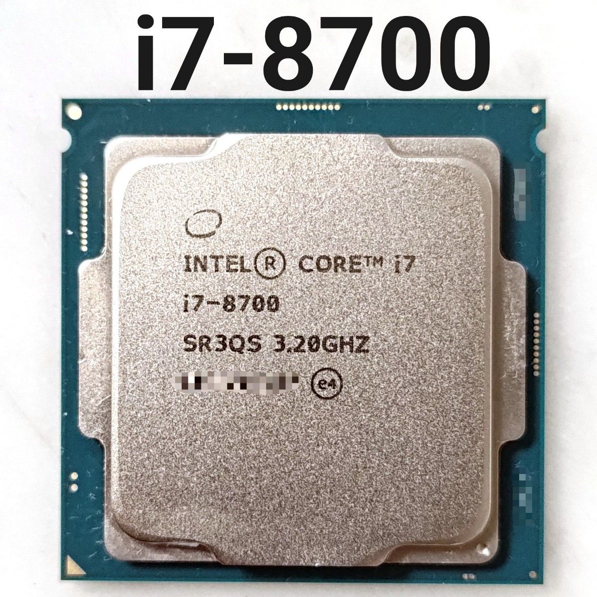 Intel Core i7-8700 CPU 【動作確認済み】 【公式通販】