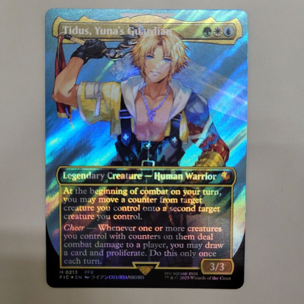 ユウナのガード、ティーダ 拡張 foil 英語 英)【Surge-Foil】ユウナの