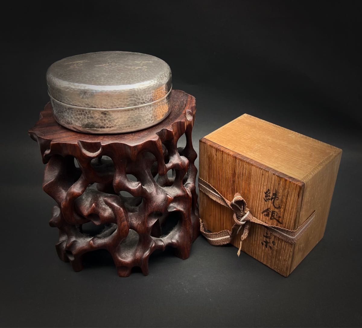 ♪小箱 ボンボニエール？ 銀製？ 犬の刻印 ？ 【公式通販】