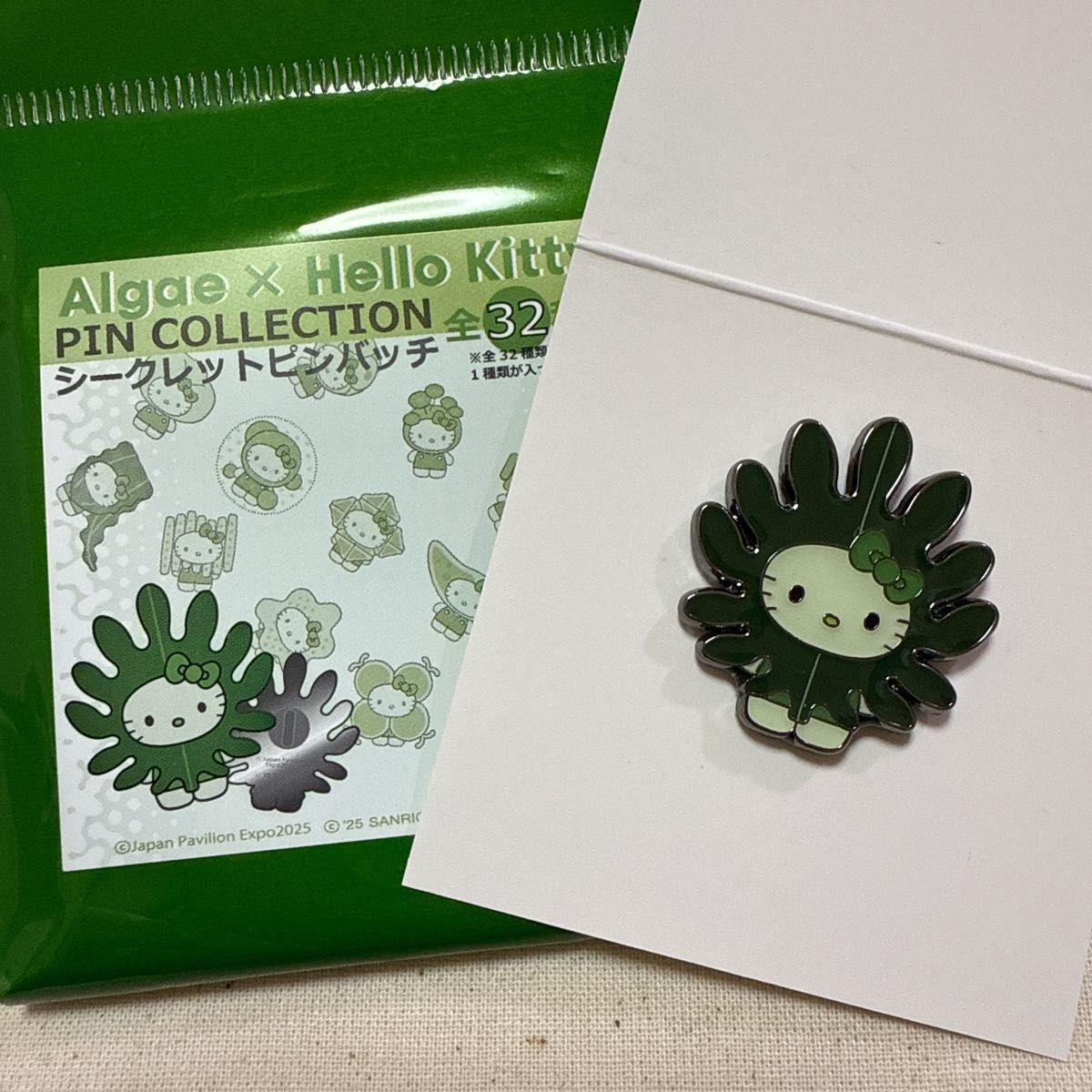 ③ 藻キティ ピンバッジ 32種 フルコンプ キティ 大阪関西万博 日本館