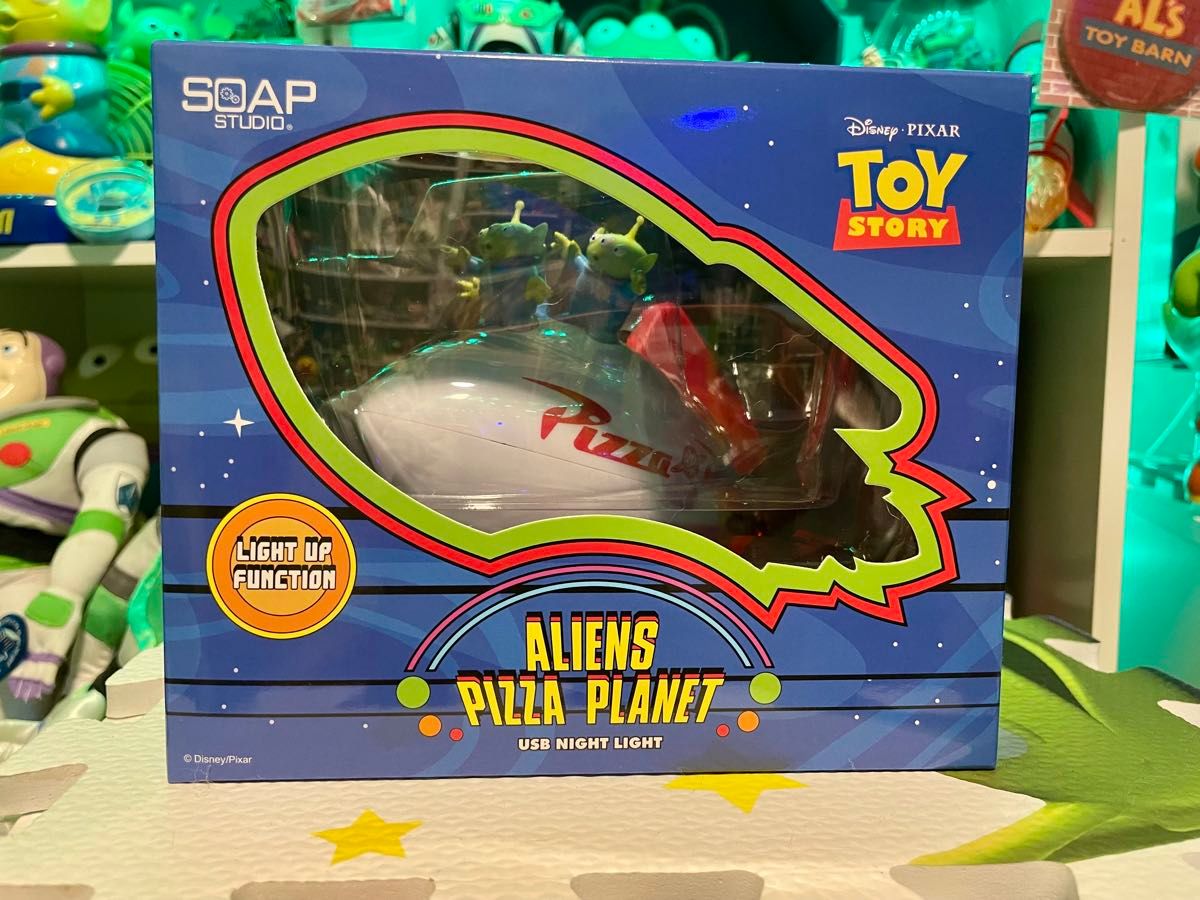 トイストーリー SOAPSTUDIO リトルグリーンメン フィギュア ピザ