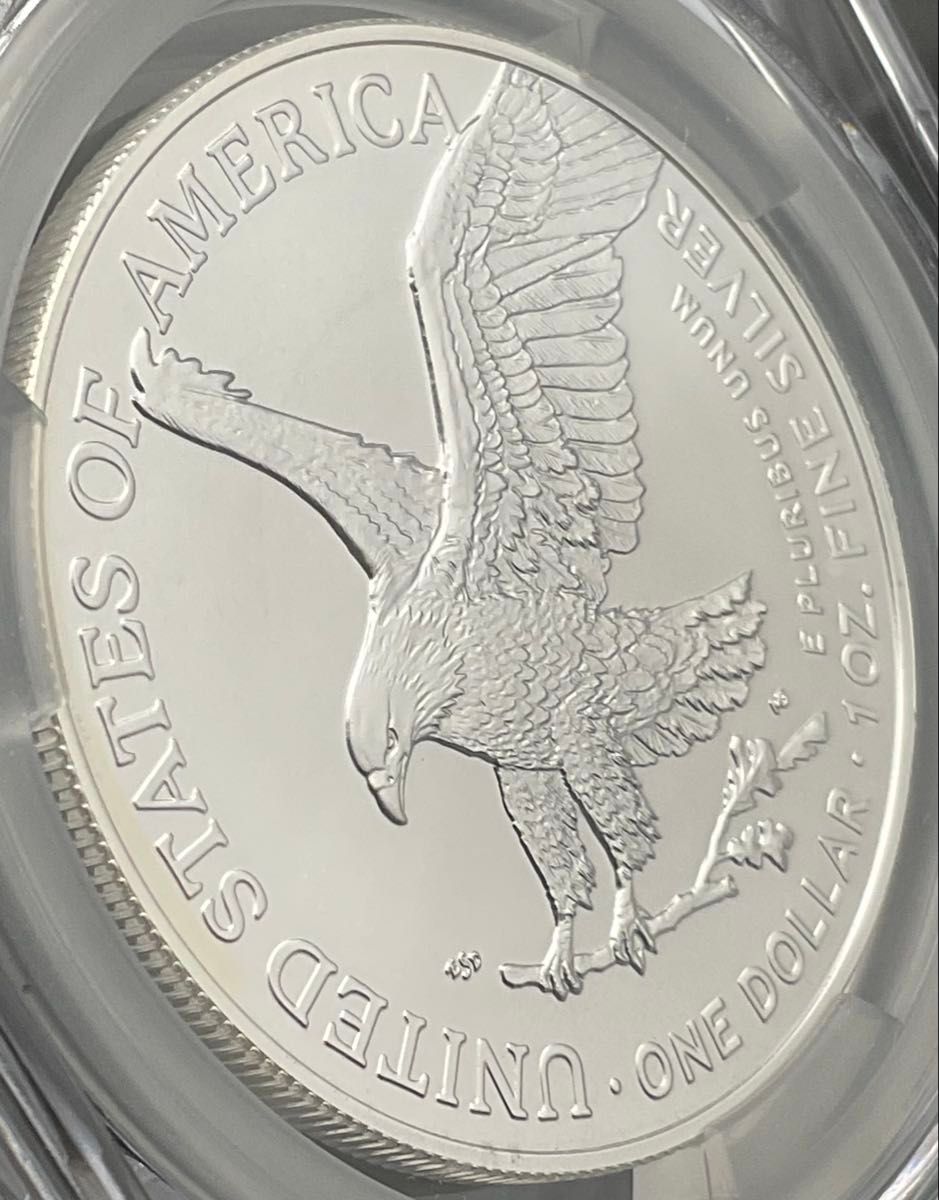 新品】Silver Eagle イーグル銀貨2023 PCGS MS70 2023 Silver Eagle