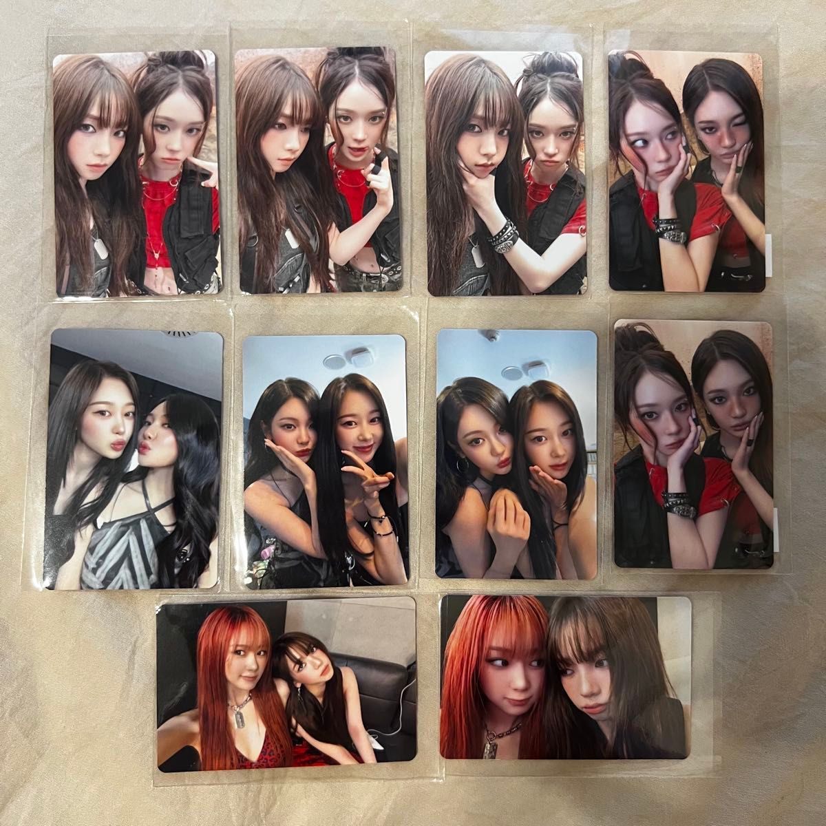 aespa カリナ ウィンター トレカ ワーナーミュージック 特典 ユニット