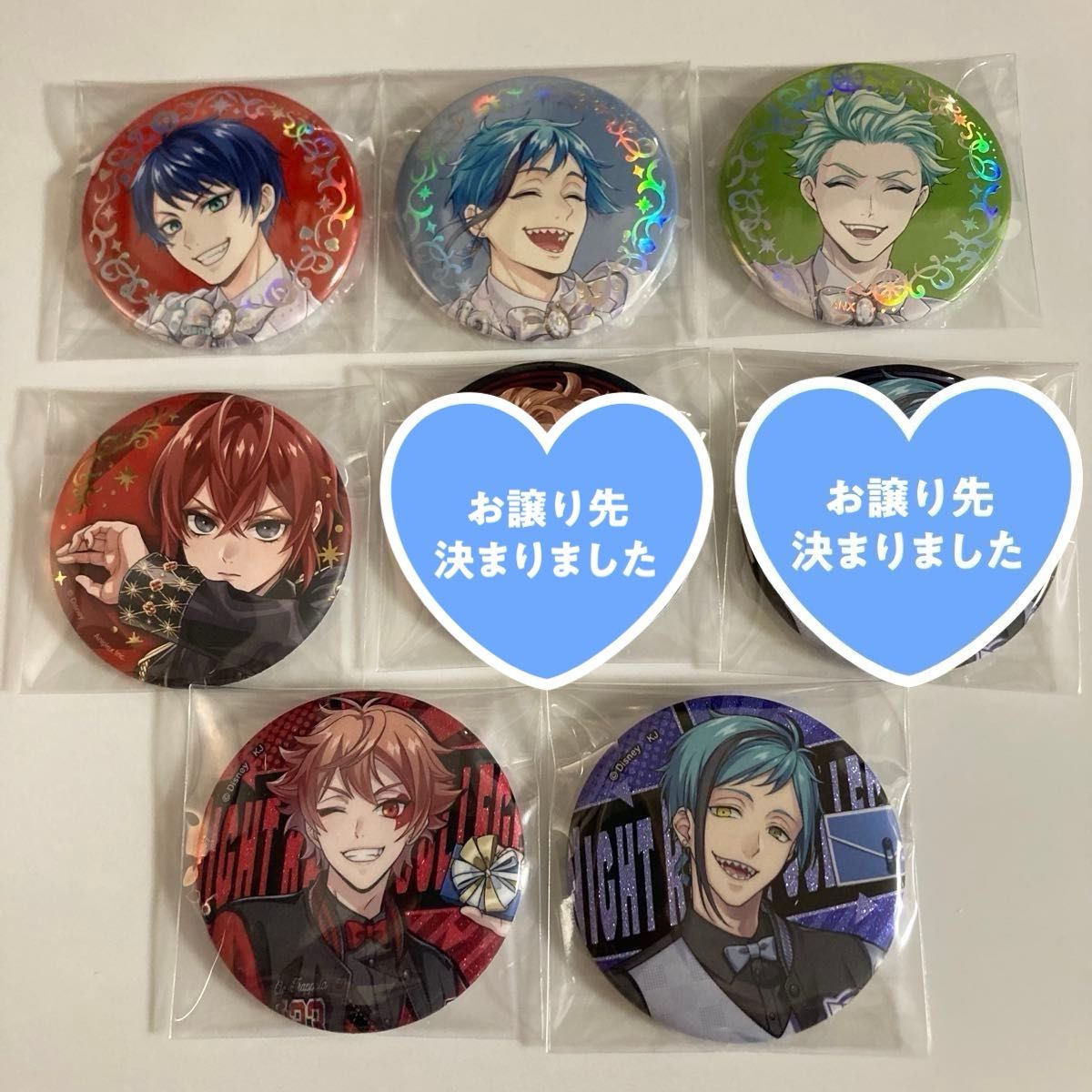 ツイステ ブレイジングジュエル 缶バッジ マレウス 購入 ツイステ