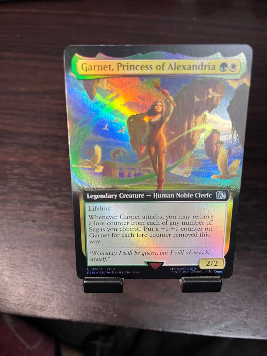 アレクサンドリアの王女、ガーネット FOIL 英語 拡張アート MTG MTG
