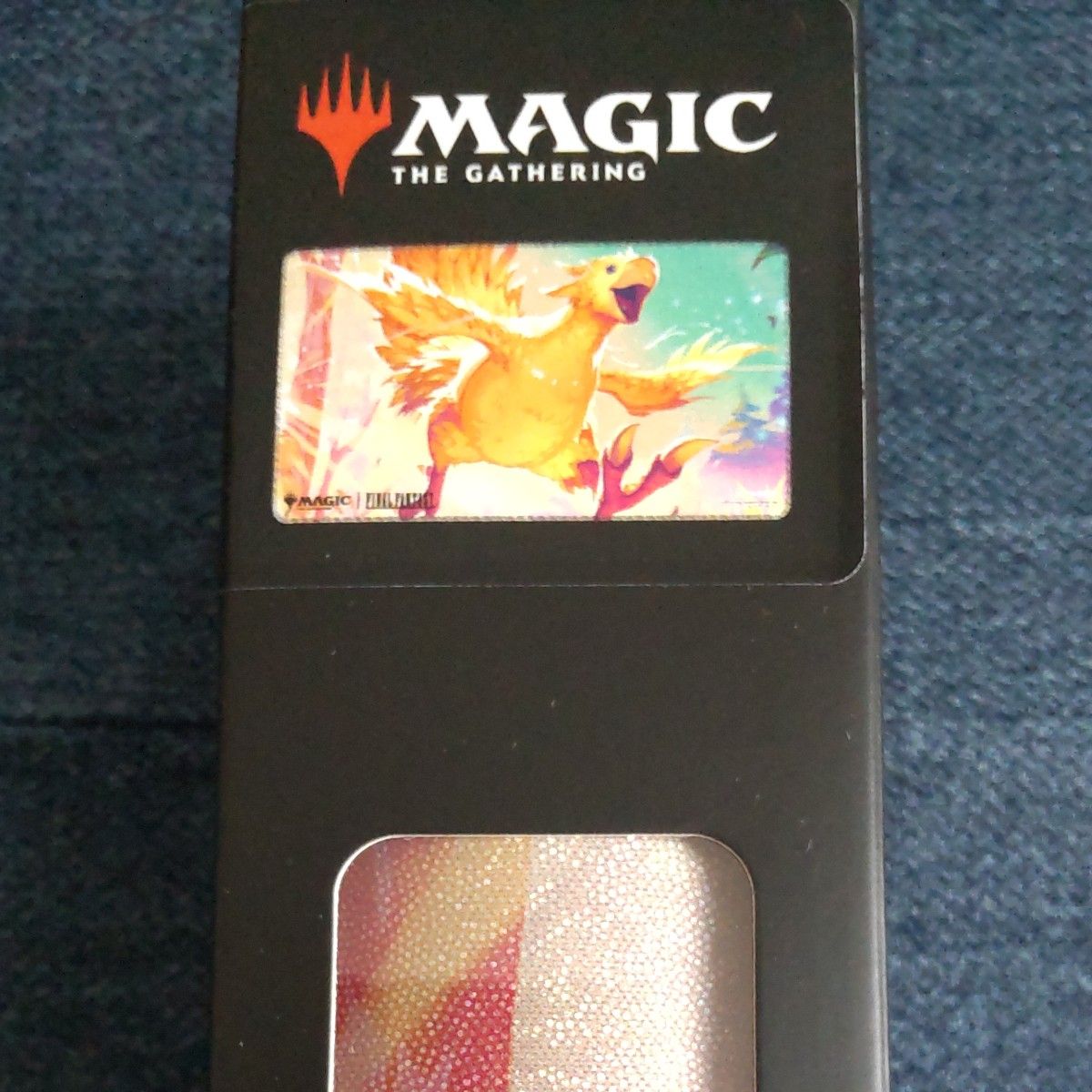 旅するチョコボ ボーダーレス ホロフォイルプレイマット 黄色＆黒 2点