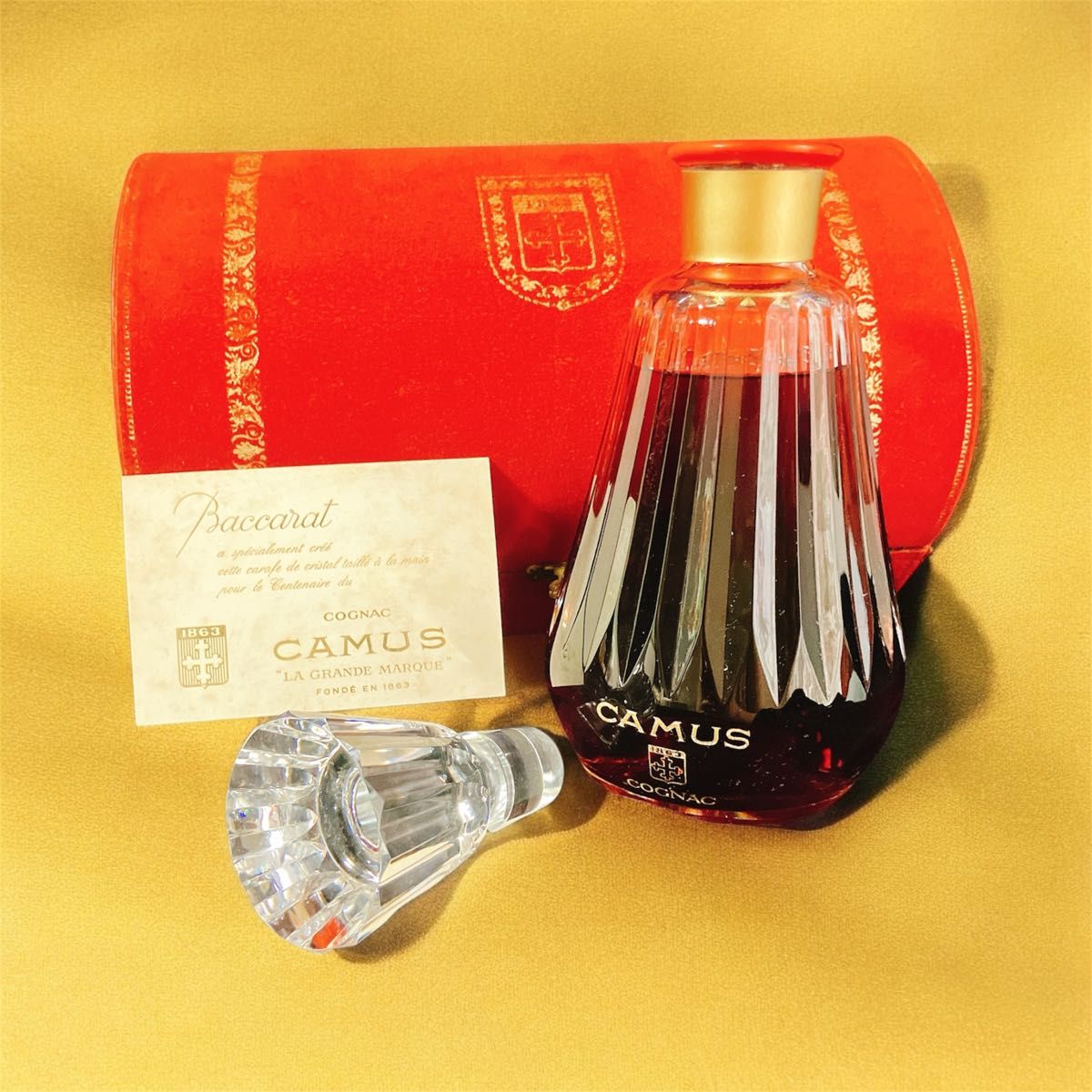 未開栓 古酒 カミュ ラグランマルキ ブランデー コニャック バカラ