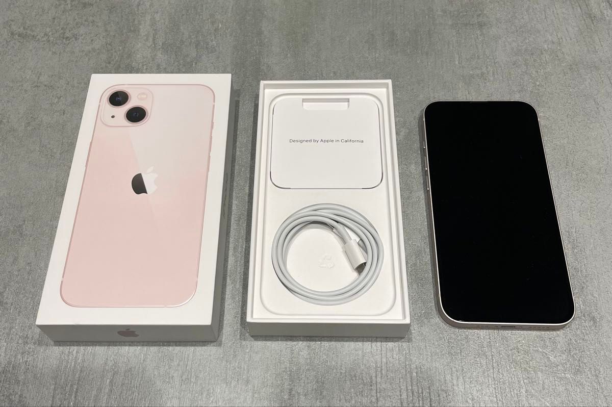 Apple iPhone 13ホワイト SIMフリー バッテリー89% ト SIMフリー